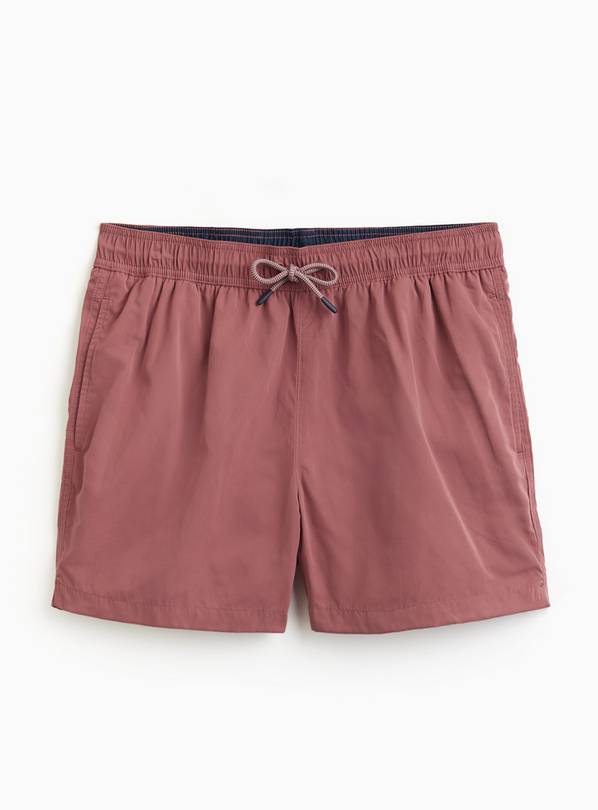 Dark Red Swim Shorts M